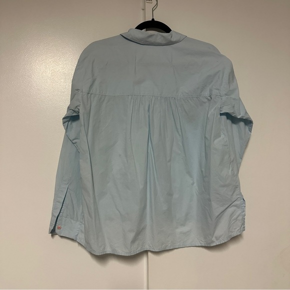 MAEVE x ANTHROPOLOGIE The Clarissa High-Low Buttondown Beaded Peace Size 00 - Picture 13 of 13